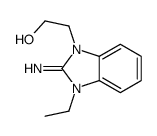 2-(3-ethyl-2-imino-2,3-dihydro-1H-benzimidazol-1-yl)ethanol结构式
