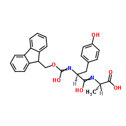 Fmoc-Tyr-Ala-OH结构式