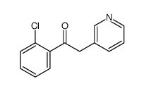 1-(2-chlorophenyl)-2-pyridin-3-ylethanone Structure
