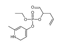 ethyl (6-methyl-1,2-dihydropyridin-4-yl) 1-oxopent-4-en-2-yl phosphate Structure