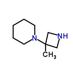 1-(3-Methyl-3-azetidinyl)piperidine structure