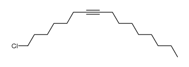 1-chloro-hexadec-7-yne结构式