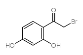 2-bromo-1-(2,4-dihydroxyphenyl)ethanone Structure