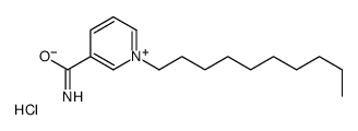 1-decylpyridin-1-ium-3-carboxamide,chloride Structure