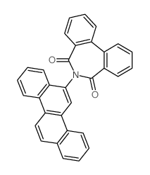 5H-Dibenz[c,e]azepine-5,7(6H)-dione,6-(6-chrysenyl)- Structure