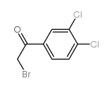 α-溴代-3,4-二氯苯乙酮结构式