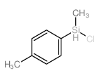 Benzene,1-(chloromethylsilyl)-4-methyl-结构式