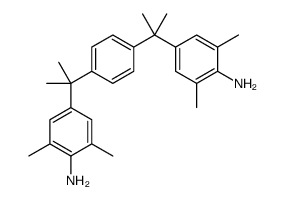 4-[2-[4-[2-(4-amino-3,5-dimethylphenyl)propan-2-yl]phenyl]propan-2-yl]-2,6-dimethylaniline Structure