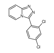 3-(2,4-dichloro-phenyl)-[1,2,4]triazolo[4,3-a]pyridine结构式