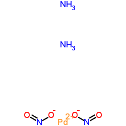 Palladium(2+) nitrite ammoniate (1:2:2) structure