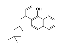 7-(3,3,5,5-tetramethyl-1-vinylhexyl)quinolin-8-ol structure