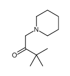 3,3-dimethyl-1-piperidin-1-ylbutan-2-one Structure