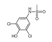 N-(3,5-dichloro-4-hydroxyphenyl)methanesulfonamide结构式