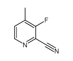2-Pyridinecarbonitrile,3-fluoro-4-methyl-(9CI) structure