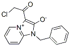 1-Benzyl-3-(chloroacetyl)-1H-imidazo[1,2-a]pyridin-4-ium-2-olate结构式