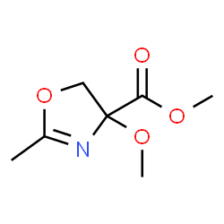 4-Oxazolecarboxylicacid,4,5-dihydro-4-methoxy-2-methyl-,methylester(9CI)结构式