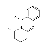 (S)-6-methyl-1-((R)-1-phenylethyl)piperidin-2-one Structure