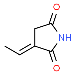 2,5-Pyrrolidinedione,3-ethylidene-,(3E)-(9CI) structure