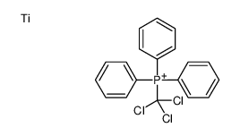 titanium,triphenyl(trichloromethyl)phosphanium Structure