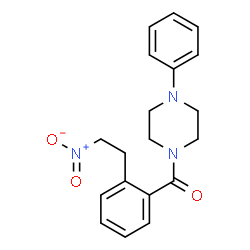[2-(2-NITROETHYL)PHENYL](4-PHENYLPIPERAZINO)METHANONE结构式