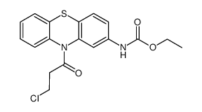 ETHYL 10-(B-CHLOROPROPIONYL)PHENOTHIAZINE-2-CARBAMATE picture