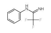 Ethanimidamide,2,2,2-trifluoro-N-phenyl-结构式