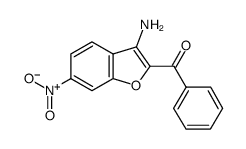 3-AMINO-2-BENZOYL-6-NITROBENZOFURAN& structure