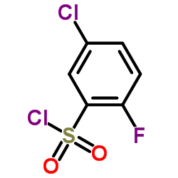 5-Chloro-2-fluorobenzenesulfonyl chloride structure