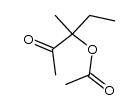 3-acetoxy-3-methyl-pentan-2-one Structure