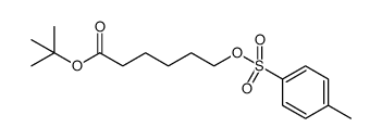 tert-butyl 6-(tosyloxy)hexanoate结构式