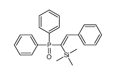 (1-diphenylphosphoryl-2-phenylethenyl)-trimethylsilane结构式