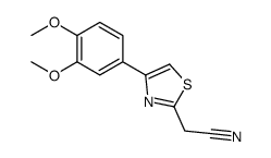 [4-(3,4-DIMETHOXY-PHENYL)-THIAZOL-2-YL]-ACETONITRILE结构式