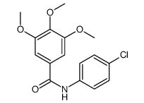 N-(4-Chlorophenyl)-3,4,5-trimethoxybenzamide Structure