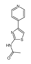 N-(4-[4]pyridyl-thiazol-2-yl)-acetamide结构式