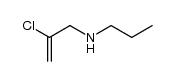 (2-chloro-allyl)-propyl-amine Structure