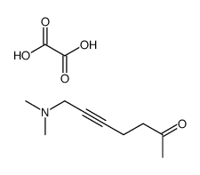 dimethyl(6-oxohept-2-ynyl)azanium,2-hydroxy-2-oxoacetate结构式