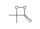 4,4-dimethyldioxetan-3-one结构式