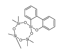 2,2,4,4,8,8-hexamethylspiro[1,3,5,7,2,4,6,8-tetraoxatetrasilocane-6,6'-benzo[c][2,1]benzoxasiline]结构式