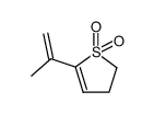 5-isopropenyl-2,3-dihydrothiophene 1,1-dioxide结构式