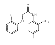2-(2-chlorophenoxy)-N-(4-iodo-2-methylphenyl)acetamide Structure