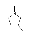 N-methyl-3-methylpyrrolidine结构式