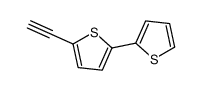2-ethynyl-5-thiophen-2-ylthiophene结构式