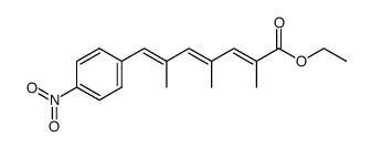 (2E,4E,6E)-ethyl 2,4,6-trimethyl-7-(4-nitrophenyl)hepta-2,4,6-trienoate Structure