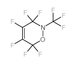 2H-1,2-Oxazine,3,3,4,5,6,6-hexafluoro-3,6-dihydro-2-(trifluoromethyl)-结构式