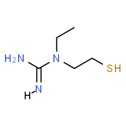 Guanidine, N-ethyl-N-(2-mercaptoethyl)- (9CI)结构式