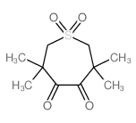 4,5-Thiepanedione,3,3,6,6-tetramethyl-, 1,1-dioxide picture