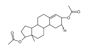 3 beta,17 beta-diacetoxy-4-estrene Structure