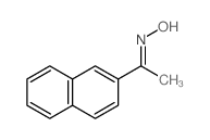 Ethanone,1-(2-naphthalenyl)-, oxime structure