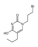 1-(3-bromopropyl)-5-propylpyrimidine-2,4-dione结构式