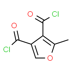 3,4-Furandicarbonyl dichloride, 2-methyl- (9CI)结构式
